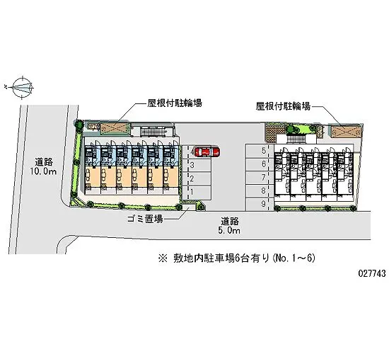 ★手数料０円★相模原市緑区二本松３丁目　月極駐車場（LP）